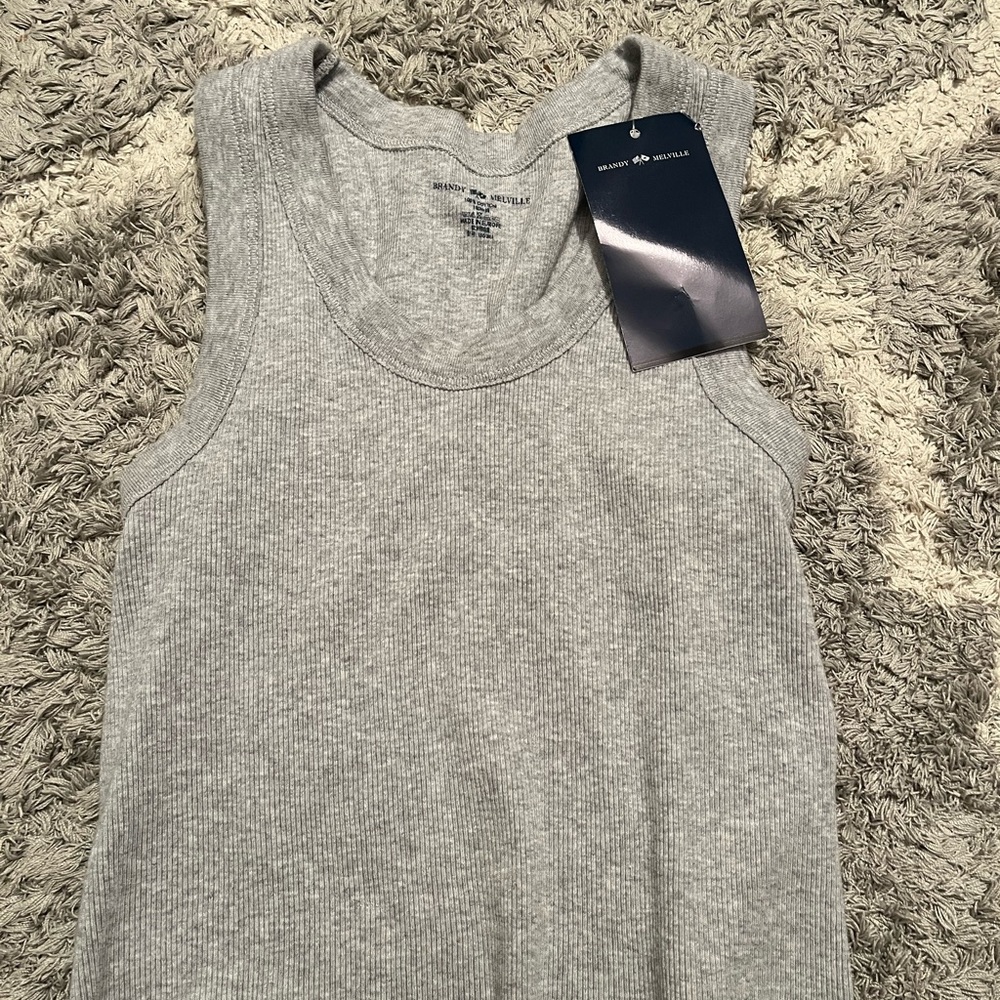 brandy melville grey connor tank